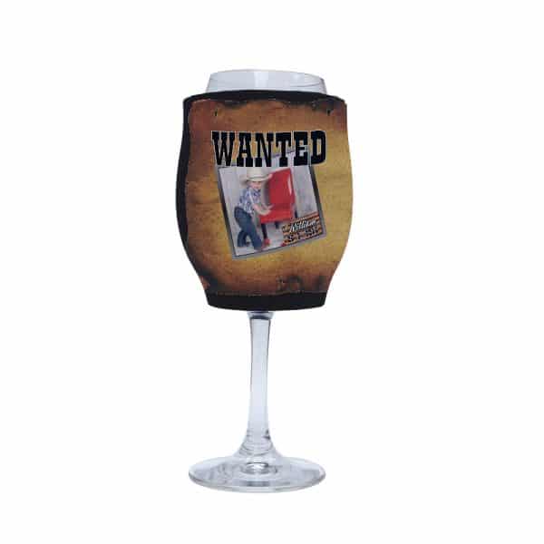 Wanted Wine Stubby