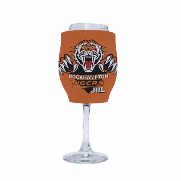 Rugby League Stubby Holder Wine